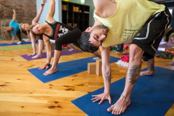 Yoga not only reduces stress but also helps stabilize blood pressure